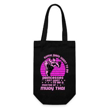 Some Girls want to be princesses I just want to be - Gift Bag for Bottles - black - Front