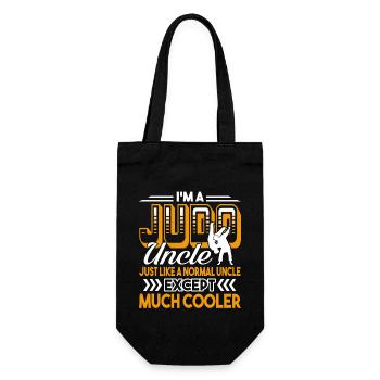 Judo I'm A Judo Uncle - Gift Bag for Bottles - black - Front