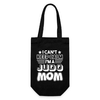 Judo I'm A Judo Mom - Gift Bag for Bottles - black - Front