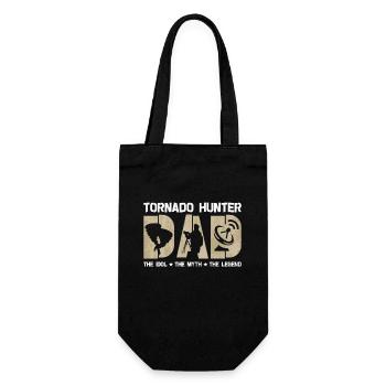 Tornado Hunter Dad The Idol The Myth Storm Chasing - Gift Bag for Bottles - black - Front