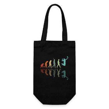Volleyball Evolution - Geschenkbeutel für Flaschen - Schwarz - Vorne