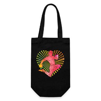 Muay Thai - Gift Bag for Bottles - black - Front