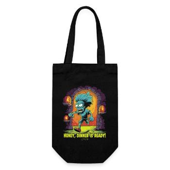 In the dungeon, darling's dinner is ready - Gift Bag for Bottles - black - Front