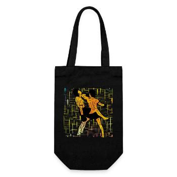 Muay Thai - Geschenkbeutel für Flaschen - Schwarz - Vorne