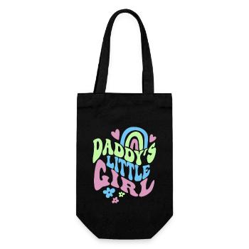 Daddy's little girl saying for girls - Gift Bag for Bottles - black - Front