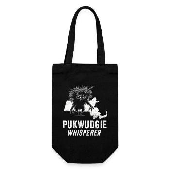 Pukwudgie Kryptide Folklore Mythen - Geschenkbeutel für Flaschen - Schwarz - Vorne