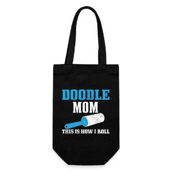 Goldendoodle Dog The Dood Gift - Gift Bag for Bottles - black - Front