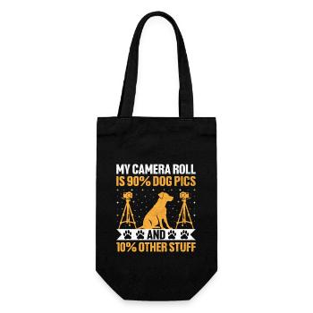 Dog Lover Photography Loves Dog Photographer Dogs - Gift Bag for Bottles - black - Front