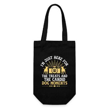 Dog Lover Photography Loves Dog Photographer Dogs - Gift Bag for Bottles - black - Front