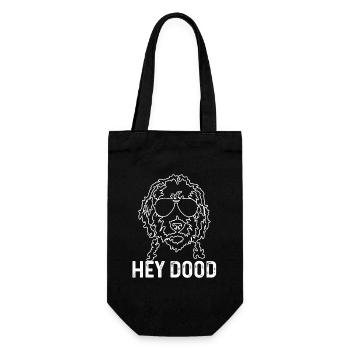Goldendoodle Dog The Dood Gift - Gift Bag for Bottles - black - Front