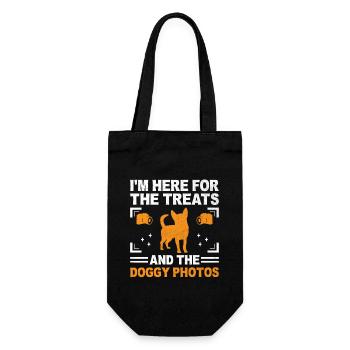 Dog Lover Photography Loves Dog Photographer Dogs - Gift Bag for Bottles - black - Front