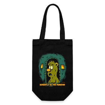 The other day in the dungeon - Gift Bag for Bottles - black - Front