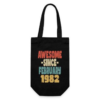 Génial Février 1982 - Sac à bouteille - noir - Devant