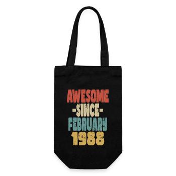 Génial Février 1988 - Sac à bouteille - noir - Devant