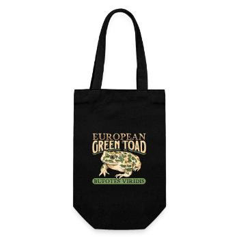 Green Toad - Gift Bag for Bottles - black - Front