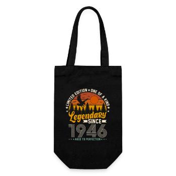 Vintage Anniversaire 78 - Légendaire Millésime 1946 - Sac à bouteille - noir - Devant