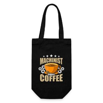 Machiniste avant les machines à café Amateur de café - Sac à bouteille - noir - Devant