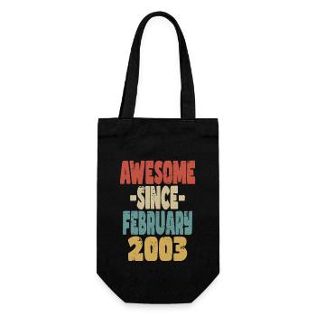 Génial Février 2003 - Sac à bouteille - noir - Devant