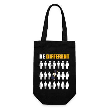 Be Different Aikido - Sac à bouteille - noir - Devant