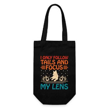 Dog Lover Photography Loves Dog Photographer Dogs - Gift Bag for Bottles - black - Front