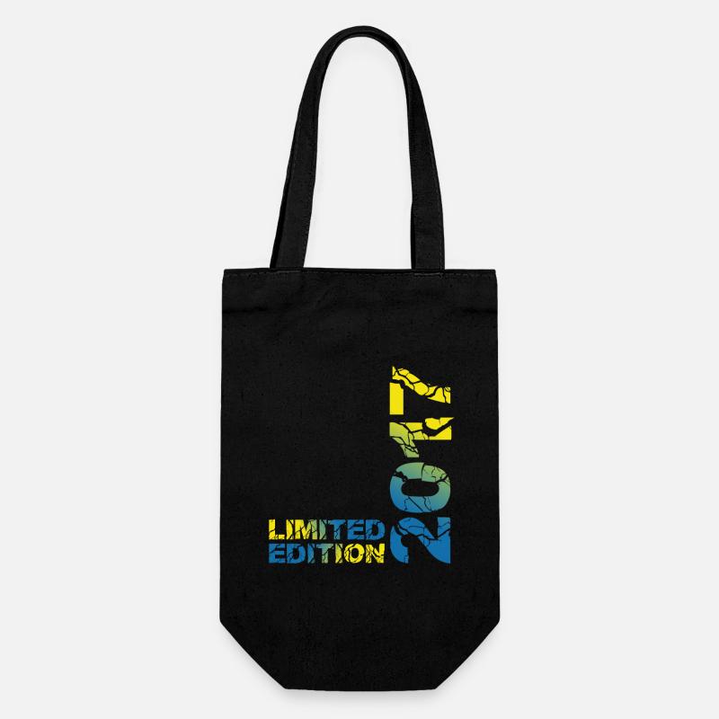 2017 Limited Edition Geburtstag Geschenk Deko - Geschenkbeutel für Flaschen - Schwarz