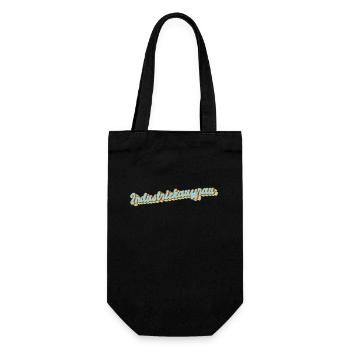 Kaufmann Abschluss-Geschenk Industriekauffrau - Geschenkbeutel für Flaschen - Schwarz - Vorne