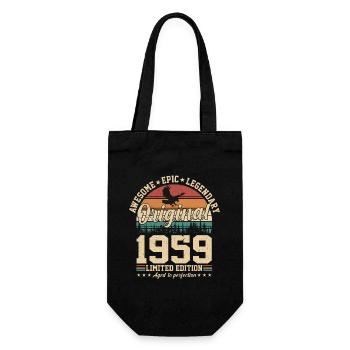 Legendary vintage '59 - Gift Bag for Bottles - black - Front