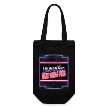 Alien Kid Aesthetic Birthday Present Idea - Gift Bag for Bottles - black - Front