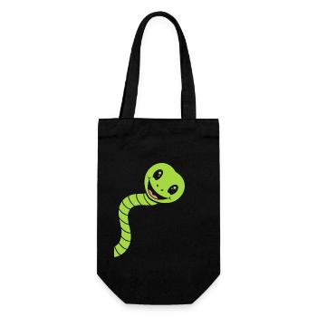 Little Snake Humor - Geschenkbeutel für Flaschen - Schwarz - Vorne