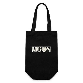 Moon Night Sky - Gift Bag for Bottles - black - Front