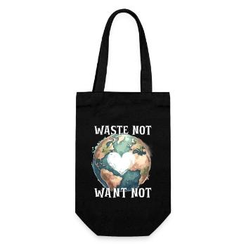 Worm breeding, earthworm gardener, vermiculture - Gift Bag for Bottles - black - Front