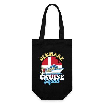 Denmark Cruise Squad Family Vacation Trip - Gift Bag for Bottles - black - Front