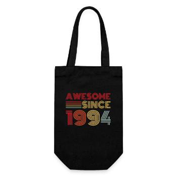 Millésime 1994 Vintage cadeau anniversaire rétro - Sac à bouteille - noir - Devant
