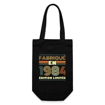 Fabriqué En 1984 Édition Limitée - Sac à bouteille - noir - Devant