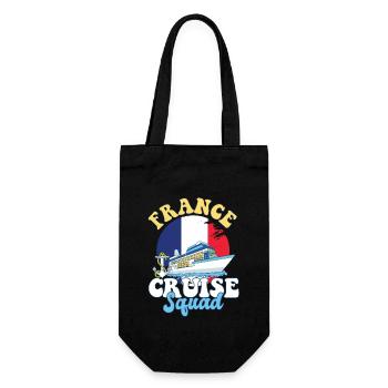 France Cruise Squad Family Vacation Trip - Geschenkbeutel für Flaschen - Schwarz - Vorne