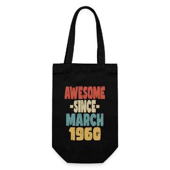 Génial mars 1960 - Sac à bouteille - noir - Devant