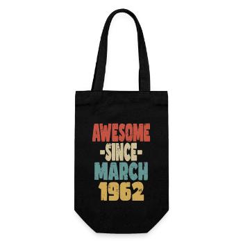 Génial mars 1962 - Sac à bouteille - noir - Devant