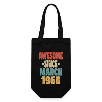 Génial mars 1968 - Sac à bouteille - noir - Devant