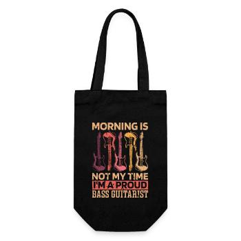 Bass Guitar Morning Is Not My Time Guitare basse - Sac à bouteille - noir - Devant