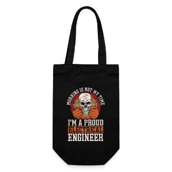 Electrical Engineer Morning Is Not My Engineering - Gift Bag for Bottles - black - Front