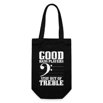 Bassiste Guitare Basse Drôle Cadeau - Sac à bouteille - noir - Devant