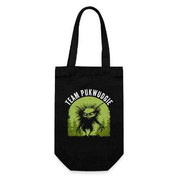 Pukwudgie Cryptid Folklore Myths - Gift Bag for Bottles - black - Front