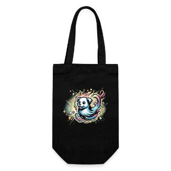 Paranormal Investigator Ghost Halloween Evp Haunte - Gift Bag for Bottles - black - Front