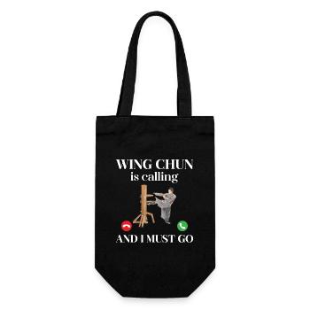 Le Wing Chun m’appelle et je dois y aller - Sac à bouteille - noir - Devant