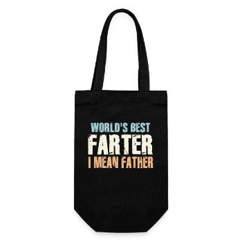 Le meilleur péteur du monde, je veux dire le père - Sac à bouteille - noir - Devant