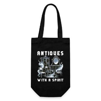 Paranormal Investigator Ghost Halloween Evp Haunte - Gift Bag for Bottles - black - Front