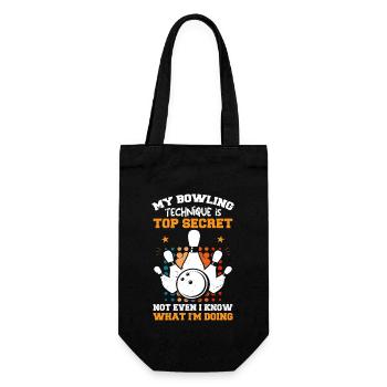 Bowling Team Bowling Ball Designs Bowling Tees - Sac à bouteille - noir - Devant
