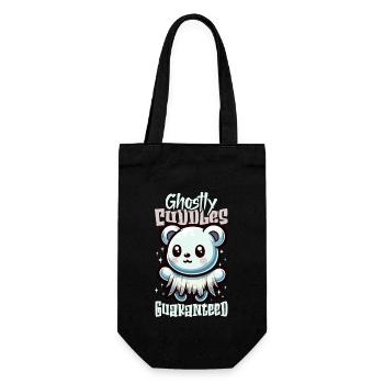 Paranormal Investigator Ghost Halloween Evp Haunte - Gift Bag for Bottles - black - Front