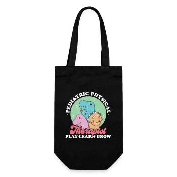 Physiotherapie Kinderphysiotherapeutin - Geschenkbeutel für Flaschen - Schwarz - Vorne