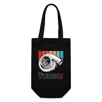 its Turbo Time - Gift Bag for Bottles - black - Front